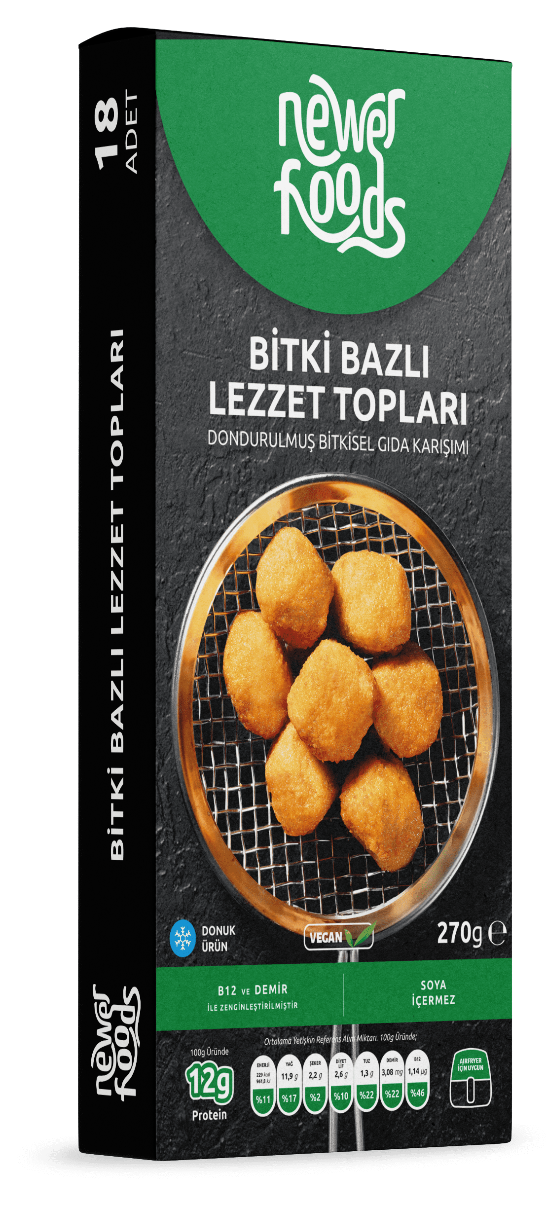 Newer Foods Lezzet Topları Mockup