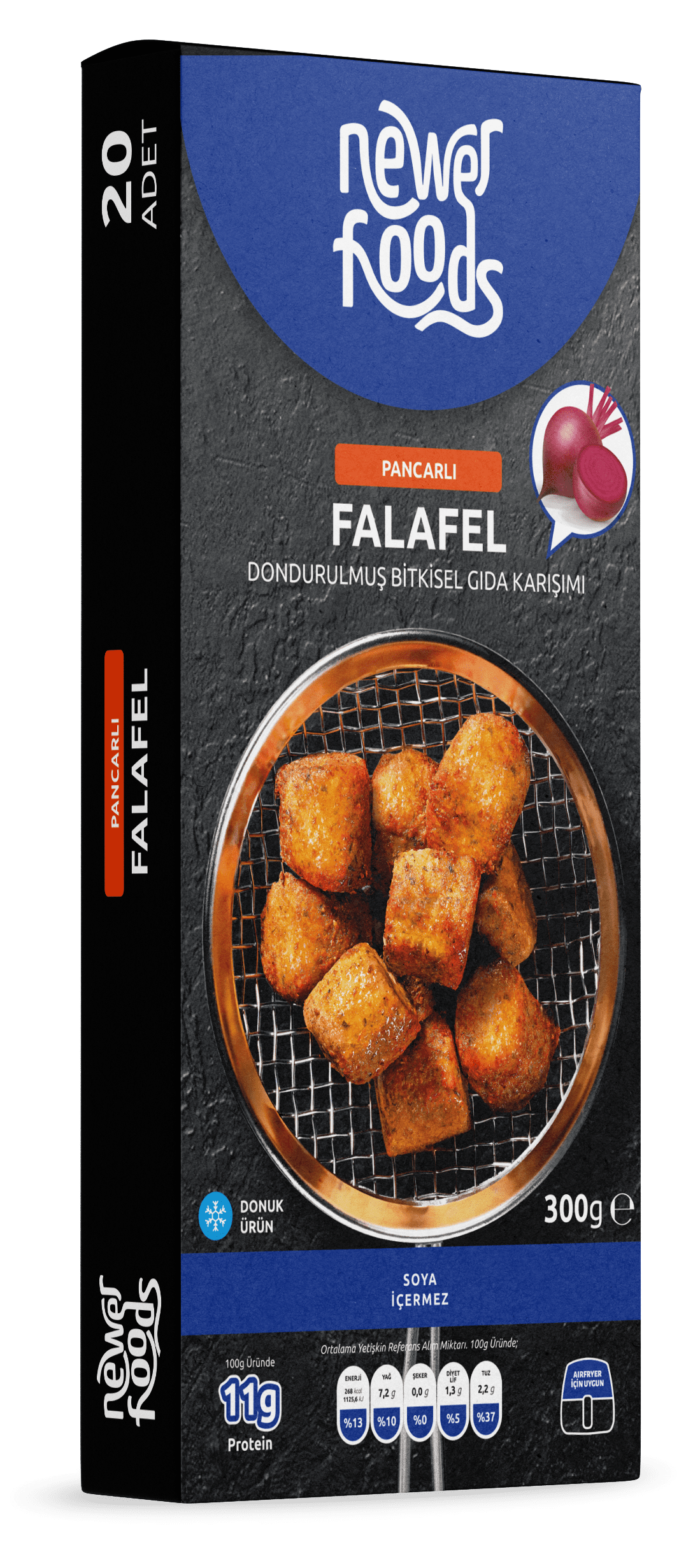 Newer Foods Falafel Mockup