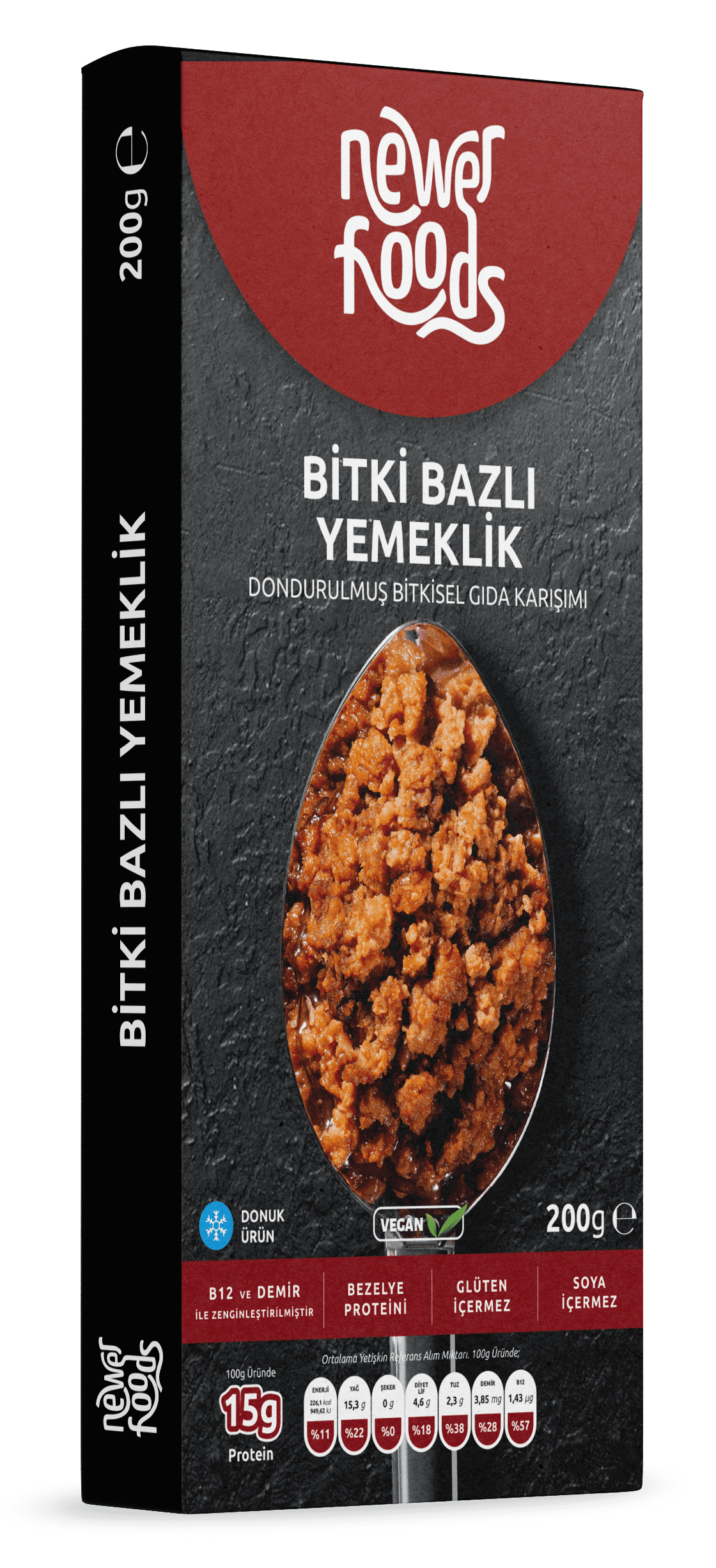 Newer Foods Bitki Bazlı Kıyma Mockup