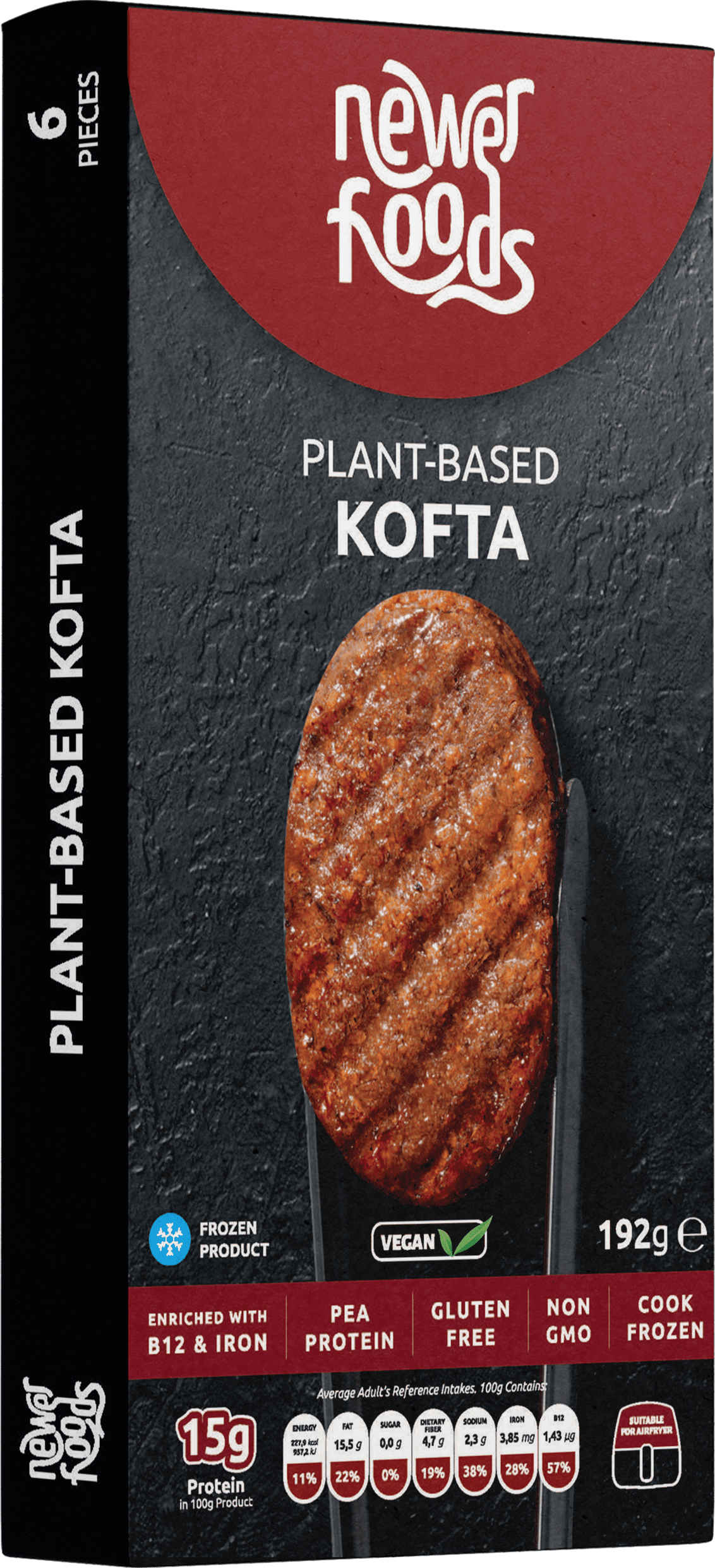 Newer Foods Plant-Based Kofta Mockup