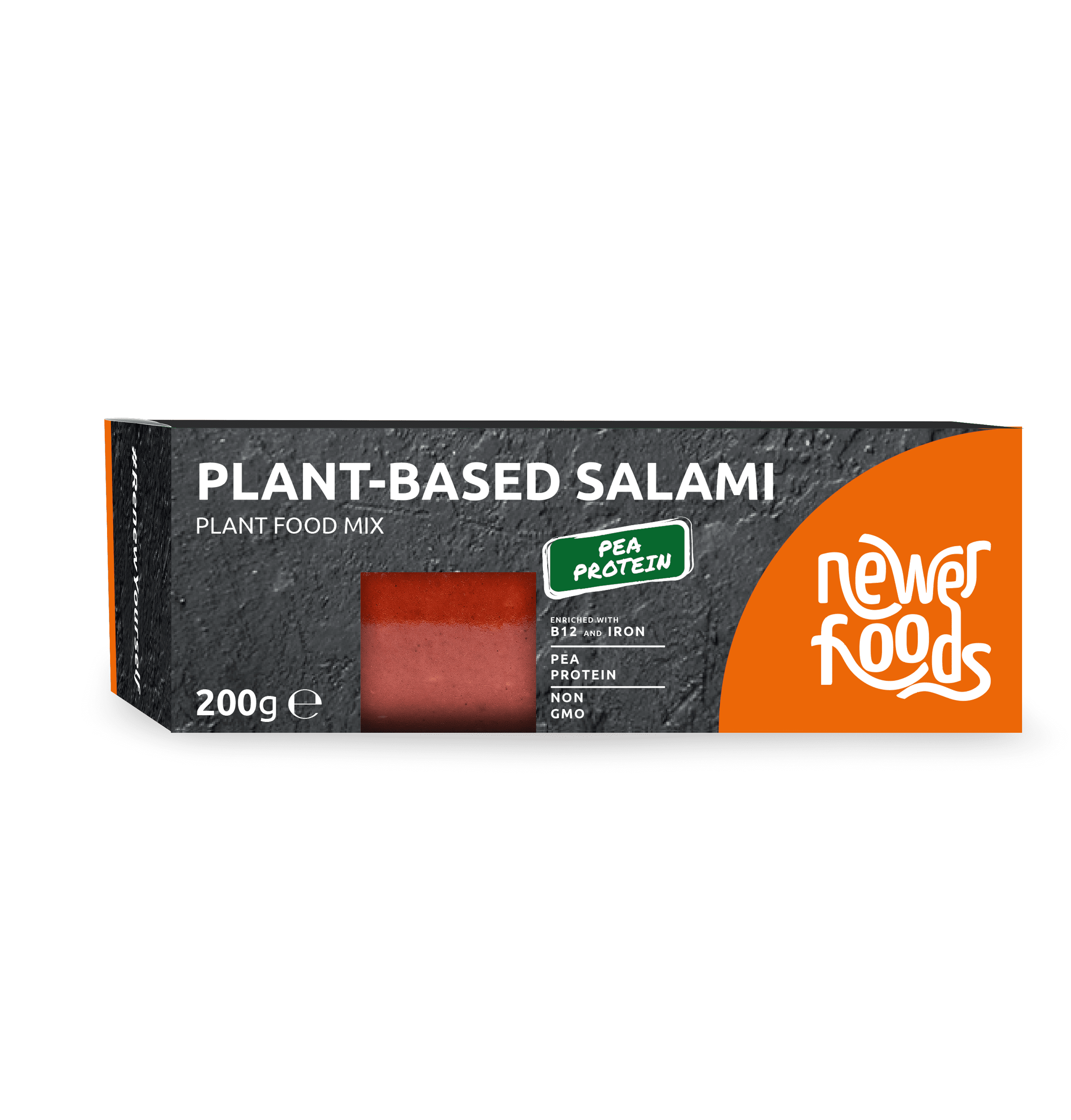 Newer Foods Plant-Based Salami Mockup